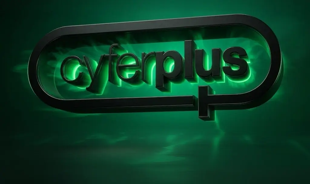CyferPlus green neon signage