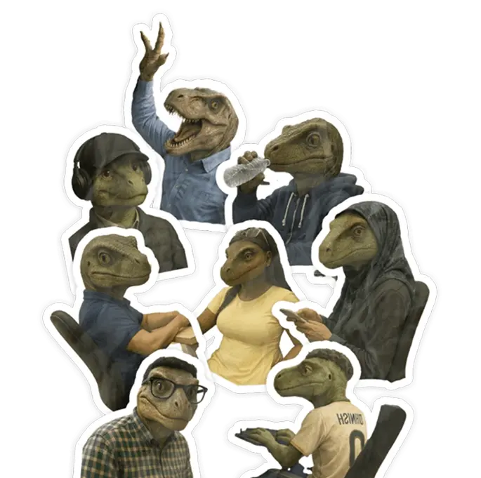 Cyferplus team the Techno Dinosaurs