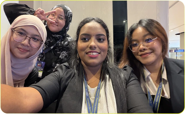 Cyferplus team at networking event