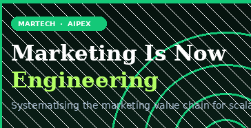 Marketing Is Now Engineering